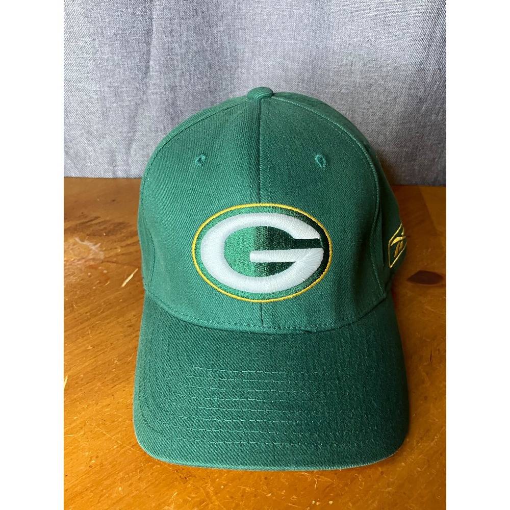 Reebok Green Bay Packers NFL Fitted OSFA Hat - Green Gold